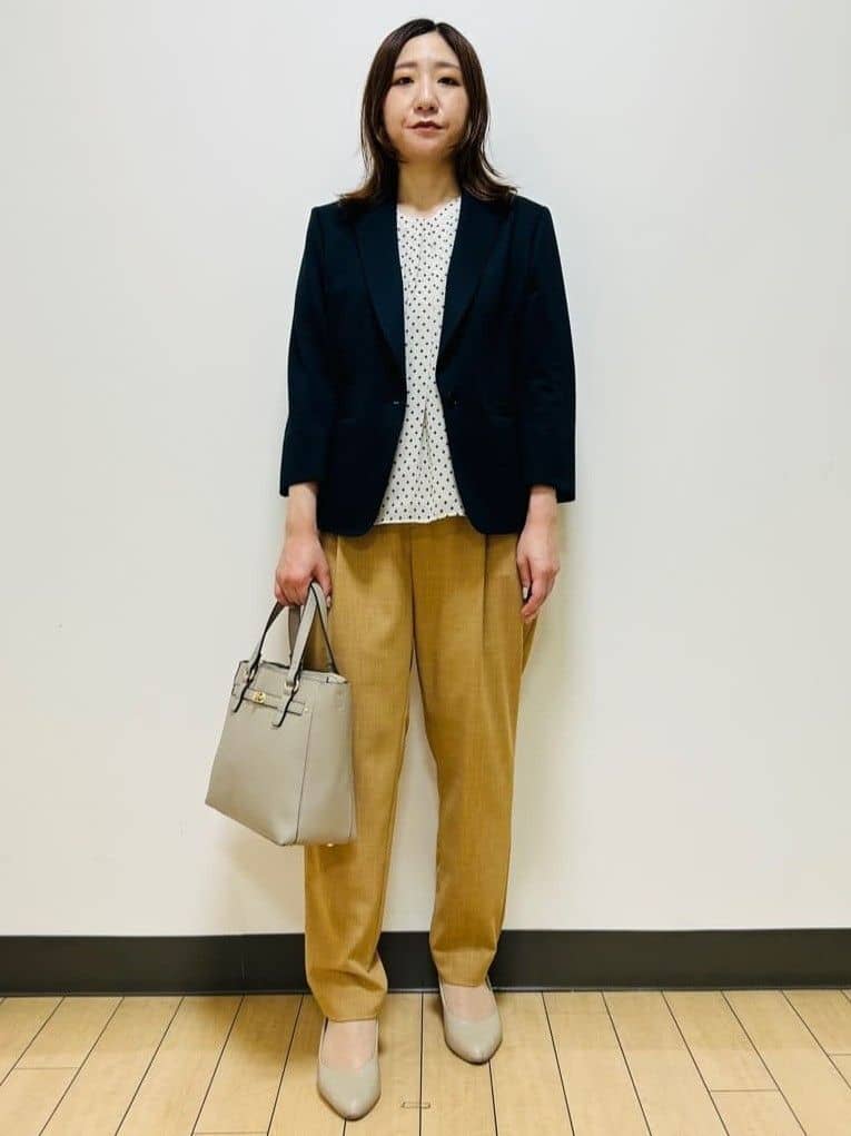 miiiさんの「Reflect｜【マシンウォッシュ可／セットアップ可】コツキ柄プリントブラウス」を使ったコーディネート