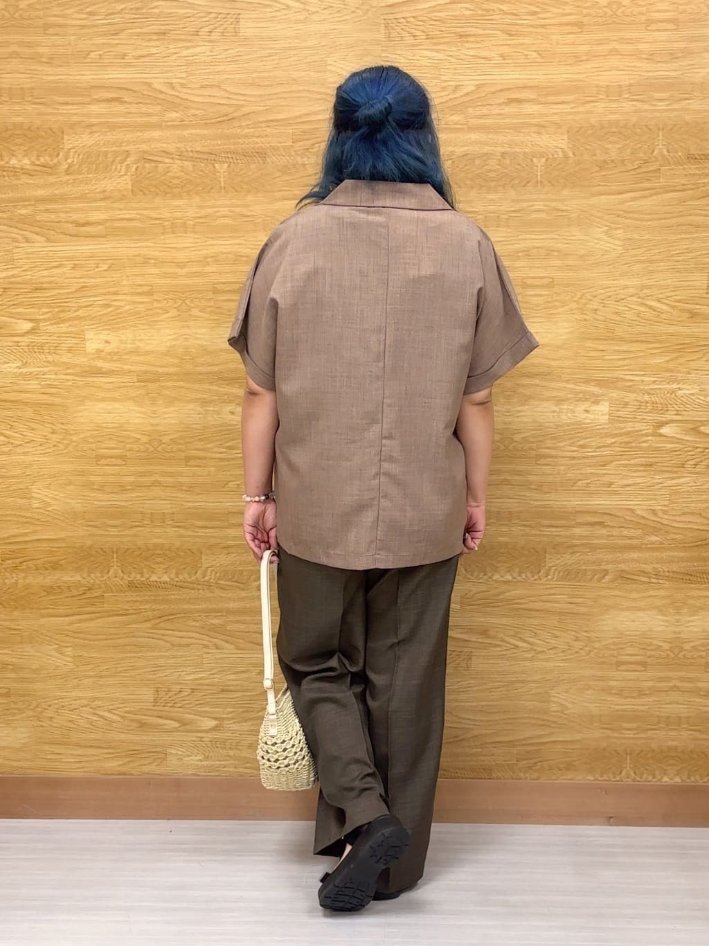 ぁむさんの「SHOO･LA･RUE｜【S-LL】さらりと着たい大人のための 麻調半袖ジャケット」を使ったコーディネート
