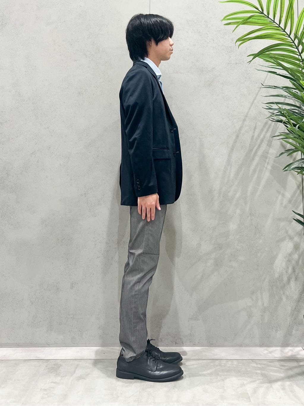 SHI-MAさんの「THE SHOP TK｜ライトTRジャージジャケット【洗濯機OK/毛玉ができにくい/ストレッチ/セットアップ可】」を使ったコーディネート