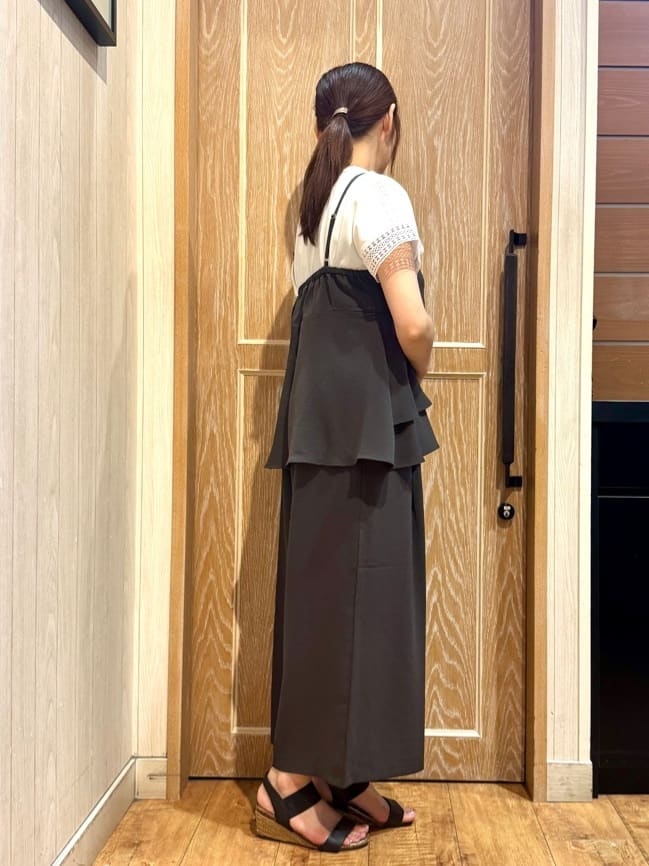 KAORIさんの「SHOO･LA･RUE｜【S-LL/ひんやり】インせず決まる 楽してきれいなレース付きトップス」を使ったコーディネート