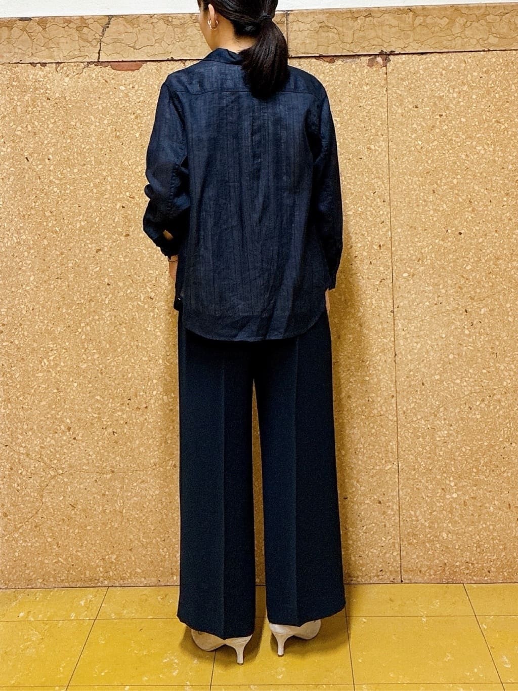hattoriさんの「INDIVI｜【着る日傘／遮熱／UVケア】ワイドパンツ」を使ったコーディネート