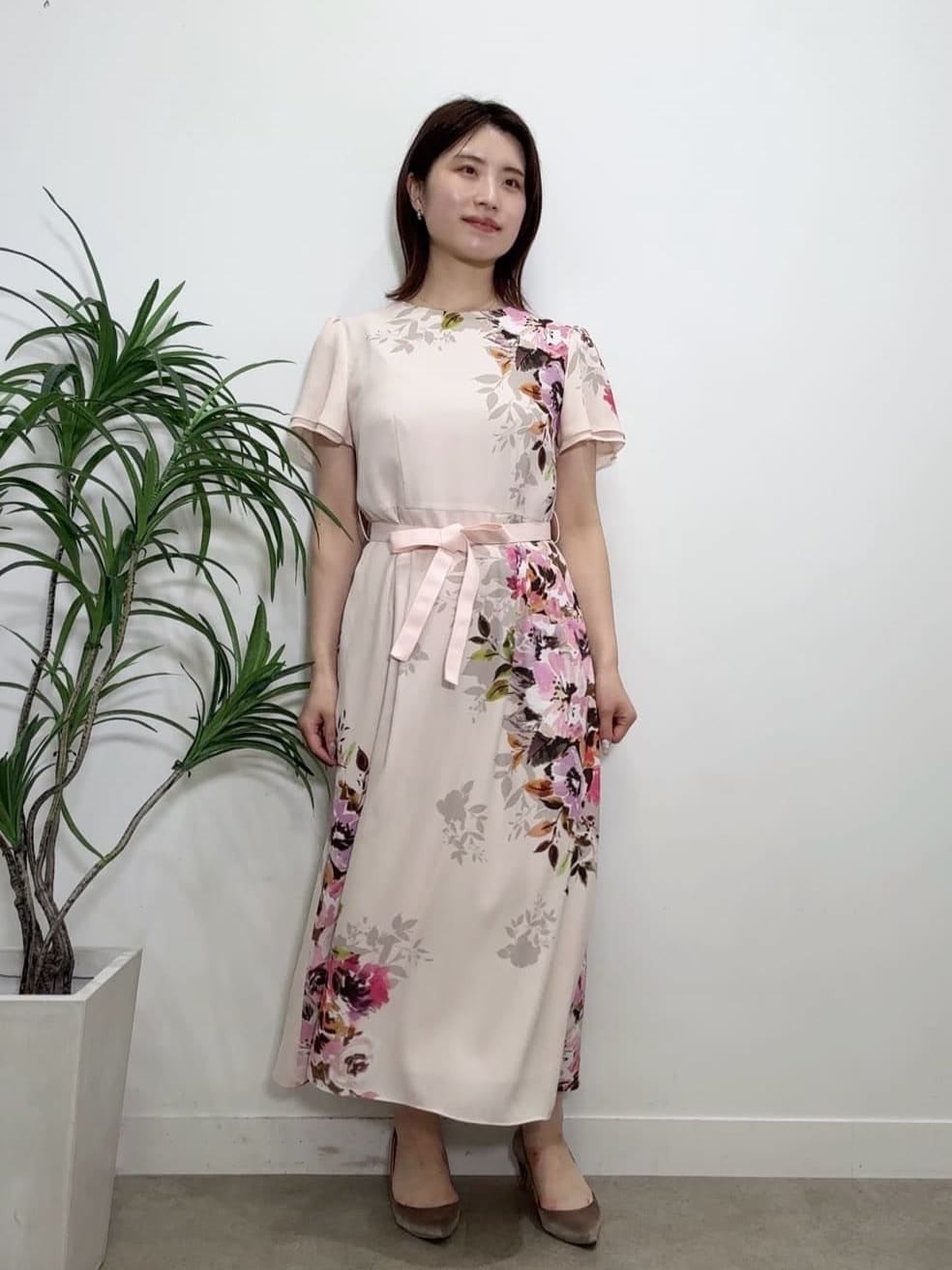 Suma Una本部スタッフさんの「SunaUna｜【&yours project】パネル柄ワンピース」を使ったコーディネート