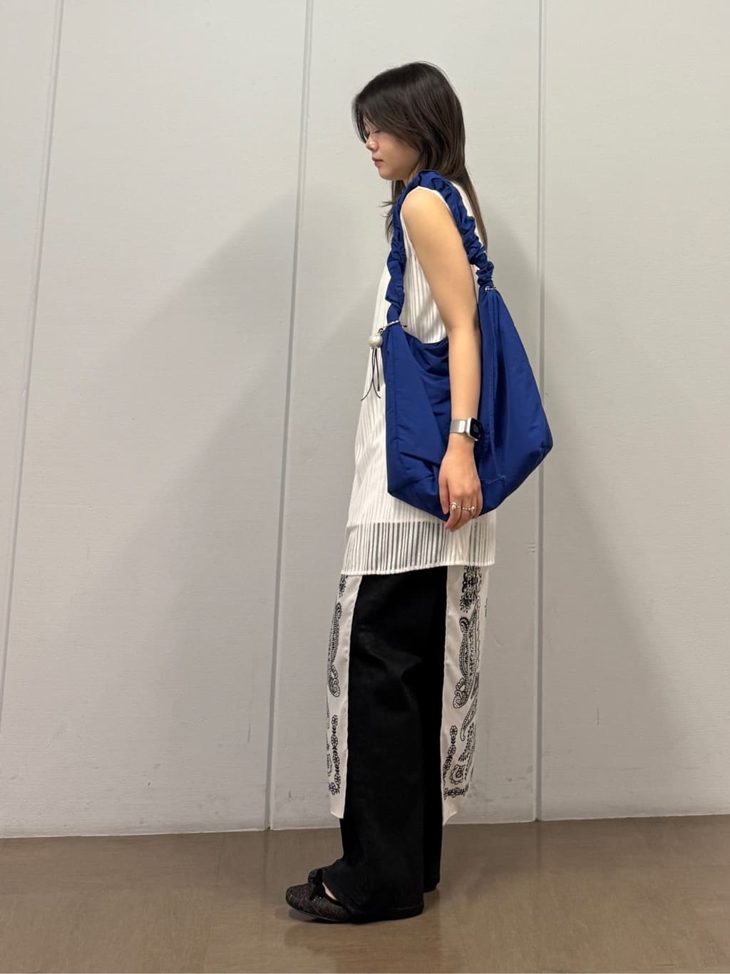 mizukiさんの「INDIVI｜【洗える／セットアップ可能】ラッセルチュニック」を使ったコーディネート