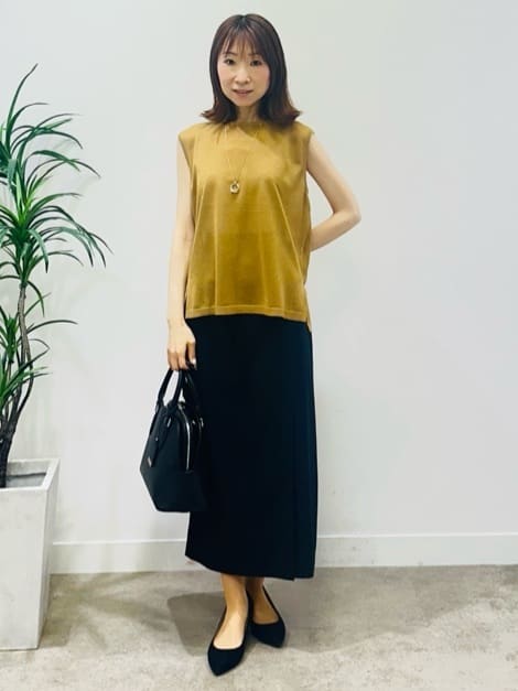 Miwaさんの「UNTITLED｜【前後2WAY/アンサンブル可/ゆったり】シアーカーディガン」を使ったコーディネート