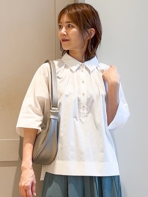 yamakoさんの「grove｜ラウンドメタルバングル」を使ったコーディネート