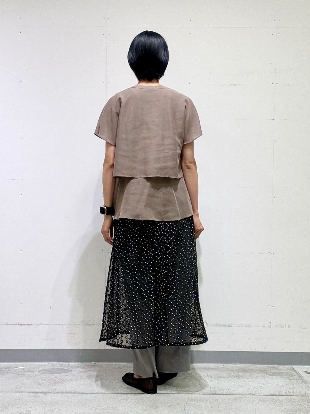 naoさんの「INDIVI｜【日本製】ビスチェインナータンクトップ」を使ったコーディネート