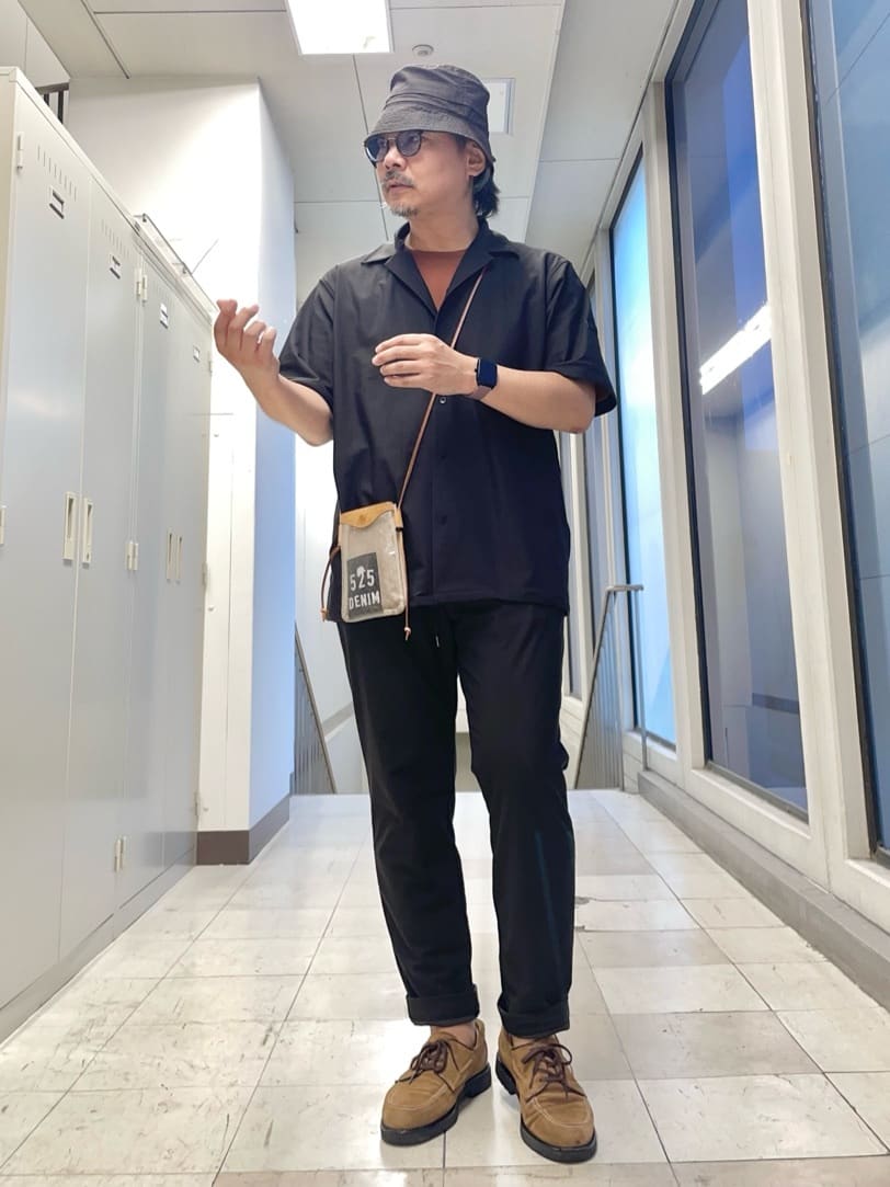 MAKOTO AIさんの「TAKEO KIKUCHI｜【COOL CITY WEAR】エアートール オープンカラーシャツ /接触冷感・通気性」を使ったコーディネート