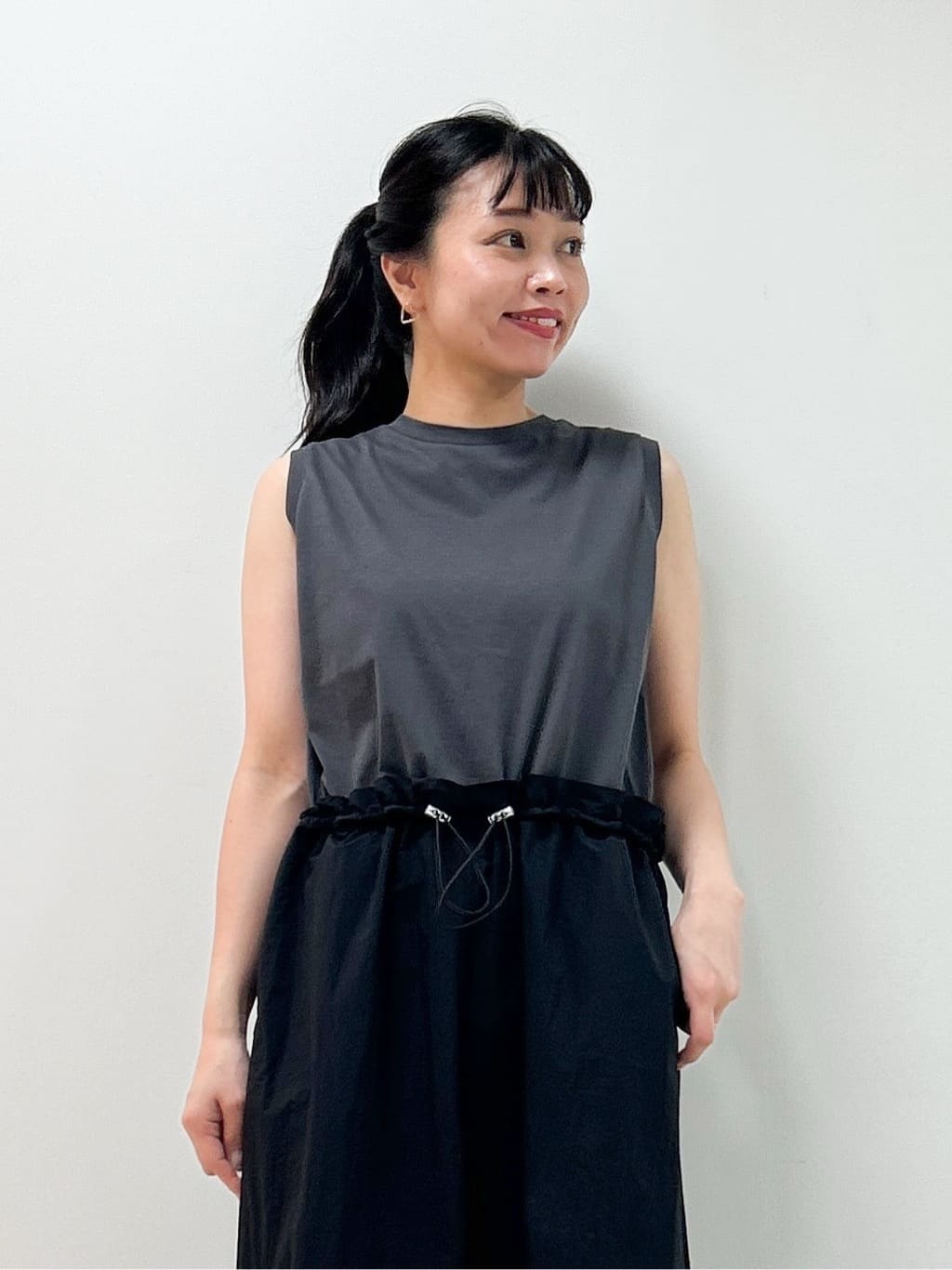 Kaiさんの「Dessin｜【マシンウォッシャブル・A4収納可】ランダムボーダーニットBAG」を使ったコーディネート