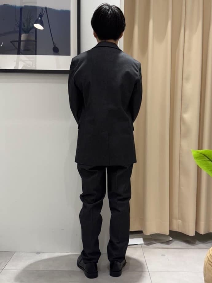 はさんの「THE SHOP TK｜エバーデニムジャケット【色落ちしにくい/洗濯機OK/ストレッチ/セットアップ可】」を使ったコーディネート
