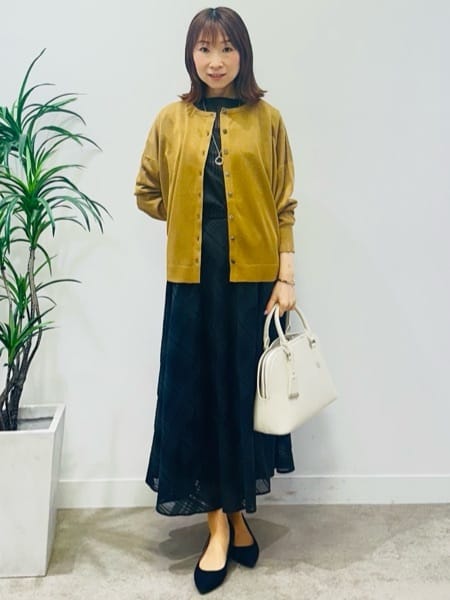 Miwaさんの「UNTITLED｜【セットアップ可/エレガント】シアーチェックTブラウス」を使ったコーディネート
