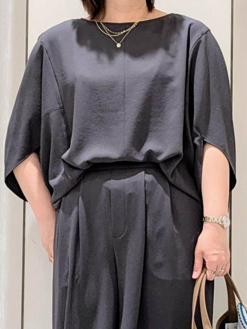 Onumaさんの「UNTITLED｜【ステンレス】レイヤードチェーンネックレス」を使ったコーディネート