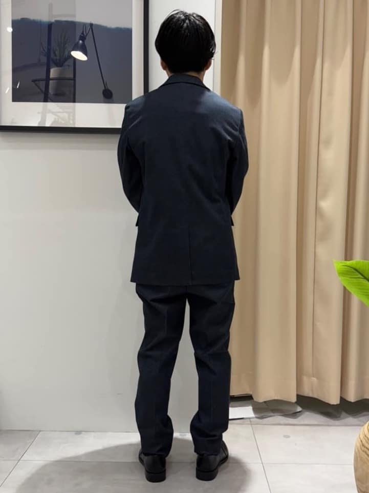 はさんの「THE SHOP TK｜エバーデニムジャケット【色落ちしにくい/洗濯機OK/ストレッチ/セットアップ可】」を使ったコーディネート