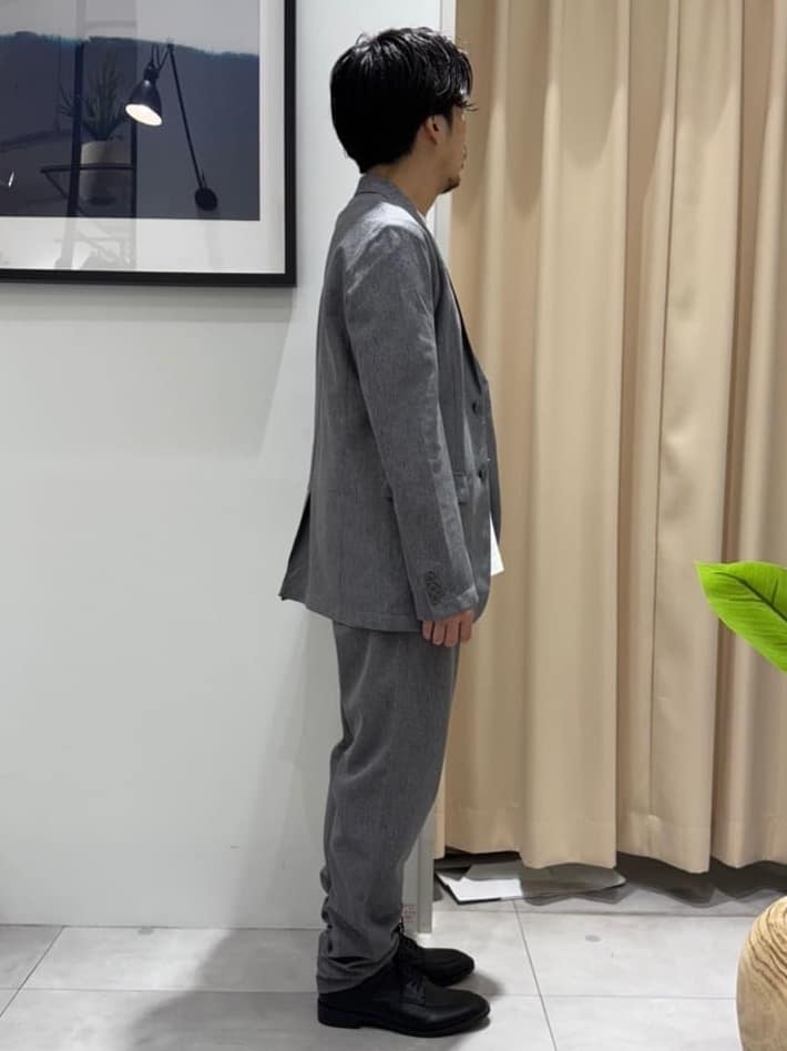 はさんの「THE SHOP TK｜シャリルジャージ ジャケット　洗濯機OK/吸水速乾/イージーケア/セットアップ可」を使ったコーディネート