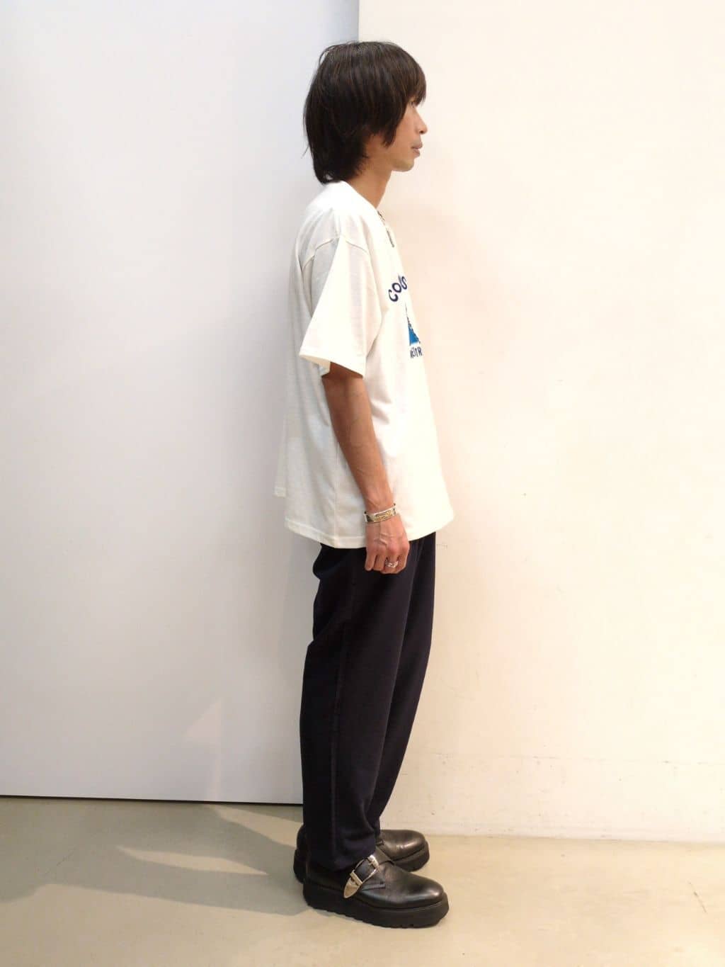 takeさんの「THE SHOP TK｜スムースファイバーワイドイージーパンツ 【セットアップ可／UVカット／イージーケア／洗濯機OK】」を使ったコーディネート
