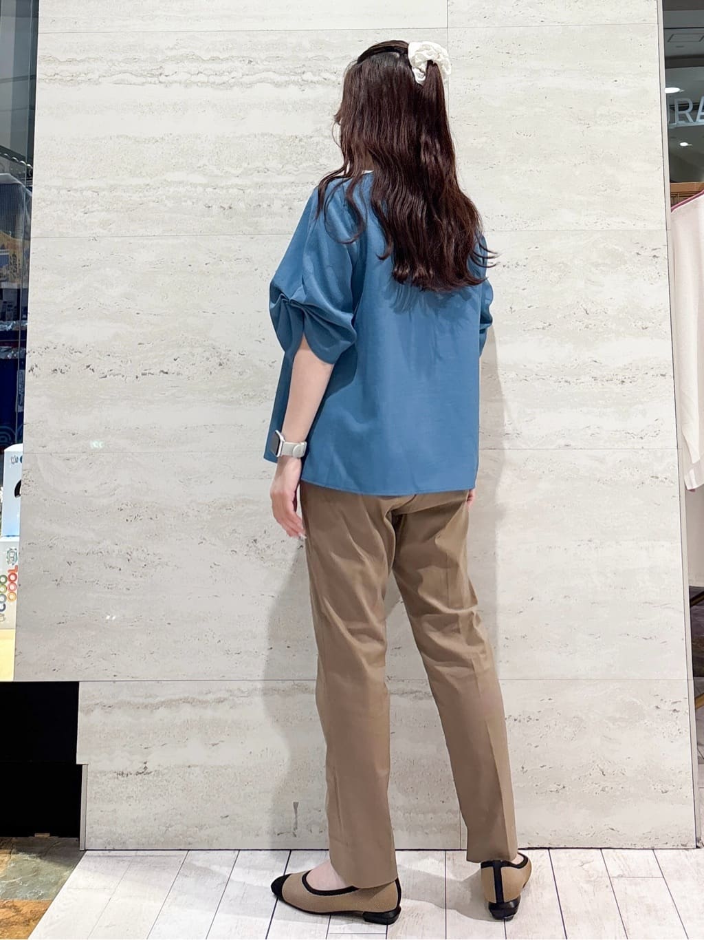 かほさんの「OPAQUE.CLIP｜【抗菌防臭加工】ニットフラットパンプス」を使ったコーディネート