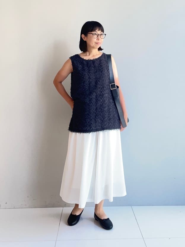 murayamaさんの「INDIVI｜【インナーとしても活躍！】フリンジジャカードチュニック」を使ったコーディネート