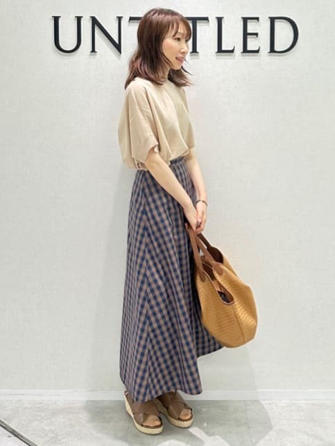 Miwaさんの「UNTITLED｜◆【接触冷感/UV機能/遮熱】ジャージカーディガン」を使ったコーディネート