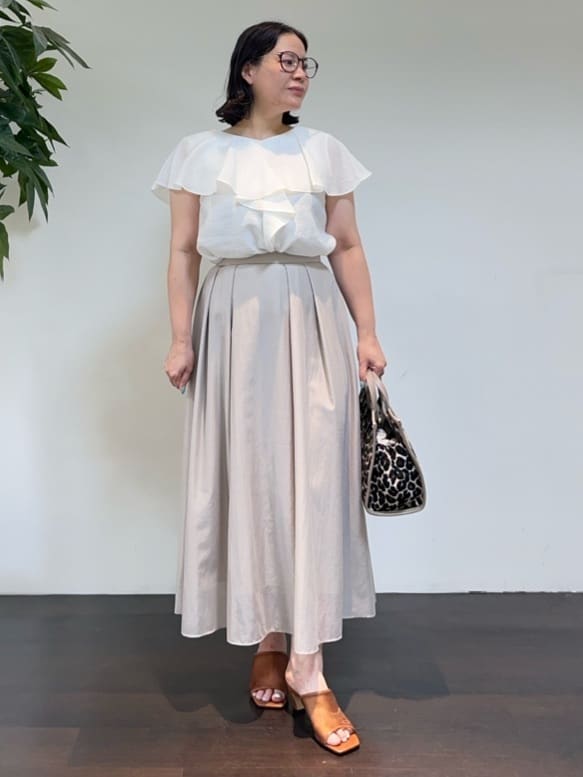 Asamiさんの「UNTITLED｜【スクエアインナー】コットンタンクトップ」を使ったコーディネート