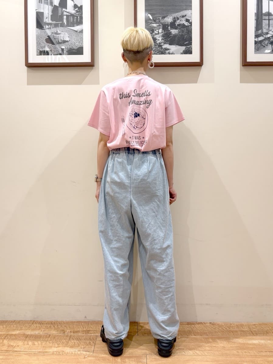 Ayumiさんの「SHOO･LA･RUE｜【S-LL】さらりと着たい大人のための 麻調半袖ジャケット」を使ったコーディネート