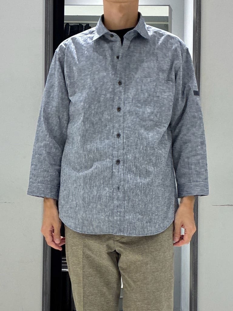 わいずみさんの「TAKEO KIKUCHI｜【抗菌防臭／5サイズ展開】ハイゲージポンチ Tシャツ」を使ったコーディネート