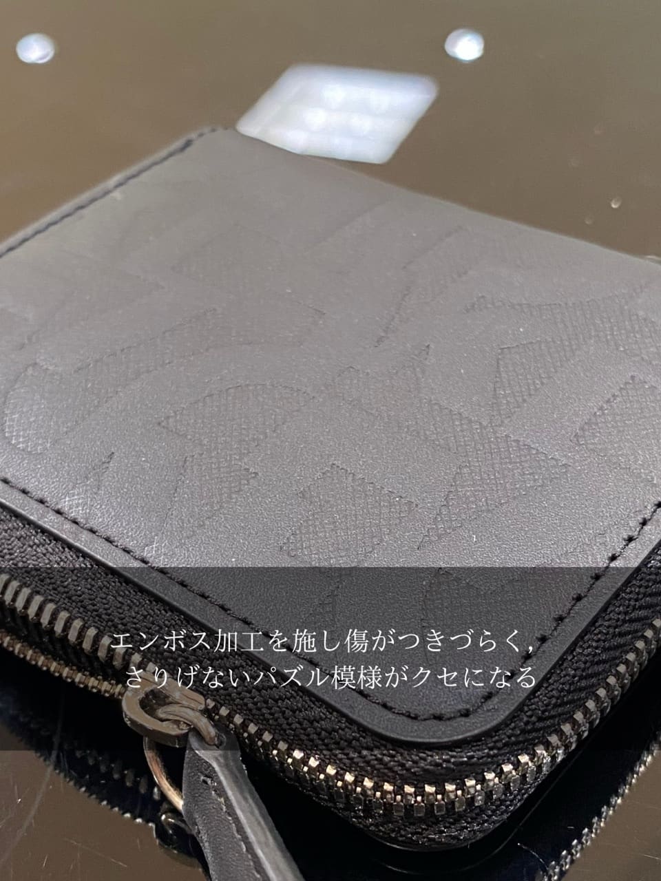 小南大和さんの「TAKEO KIKUCHI｜パズルエンボス L字ジップコンパクトウォレット」を使ったコーディネート