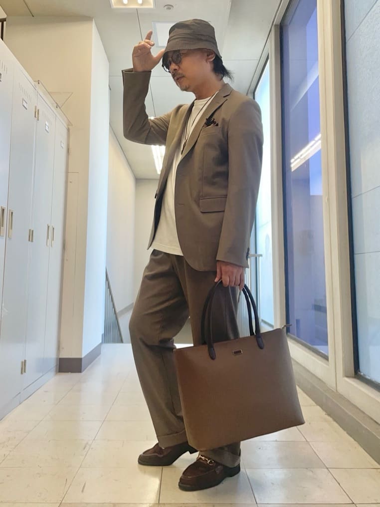 MAKOTO AIさんの「TAKEO KIKUCHI｜【360&deg;ストレッチ／セットアップ対応】None Of Stress ジャケット」を使ったコーディネート