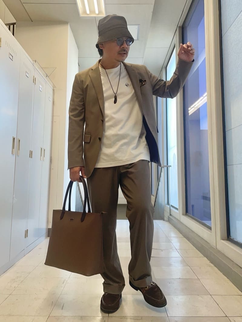 MAKOTO AIさんの「TAKEO KIKUCHI｜【360&deg;ストレッチ／セットアップ対応】None Of Stress ジャケット」を使ったコーディネート