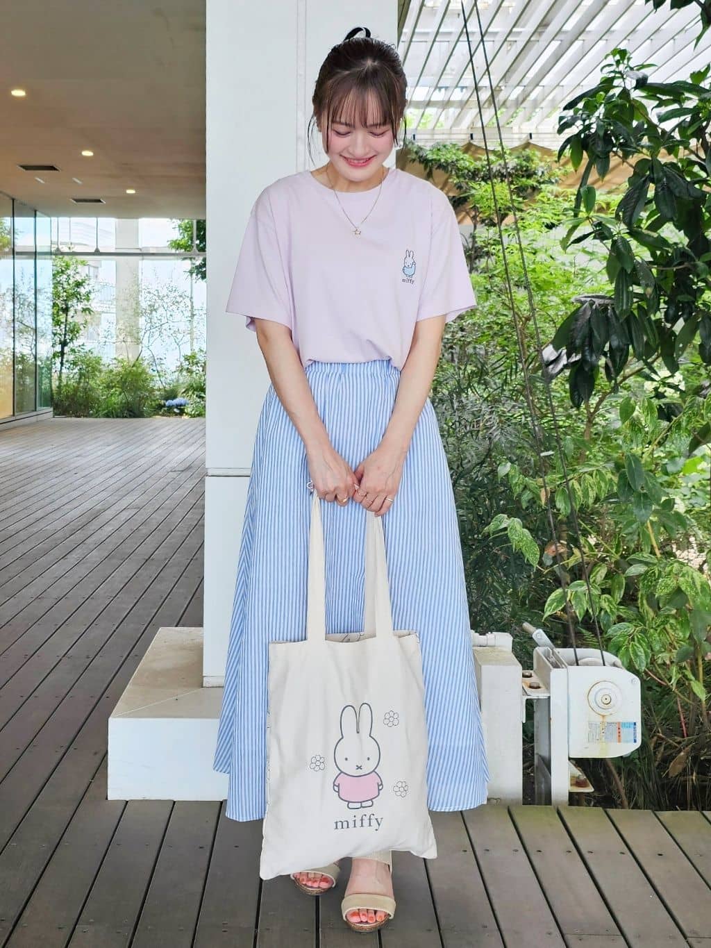 ゆゆさんの「SHOO･LA･RUE｜【miffy】グラフィックTシャツ」を使ったコーディネート