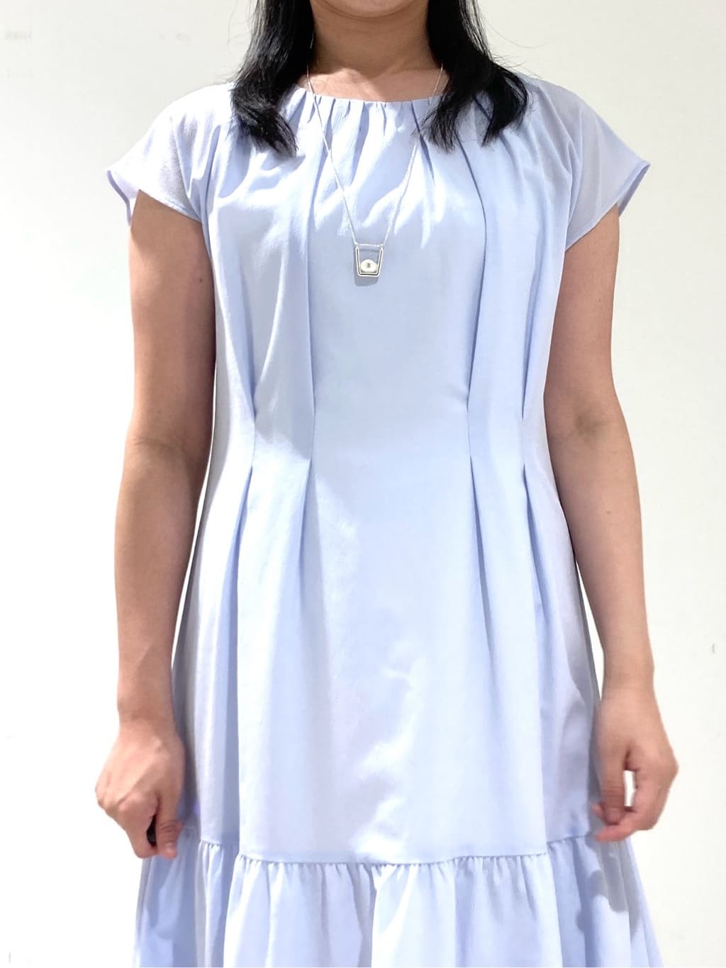 momokoさんの「INDIVI｜【着る日傘／遮熱／UVケア】ダブルジャケット」を使ったコーディネート