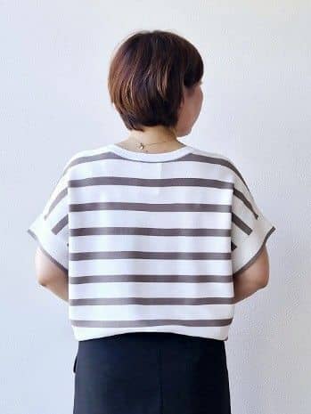 やじまさんの「UNTITLED｜マーブルドロップネックレス」を使ったコーディネート