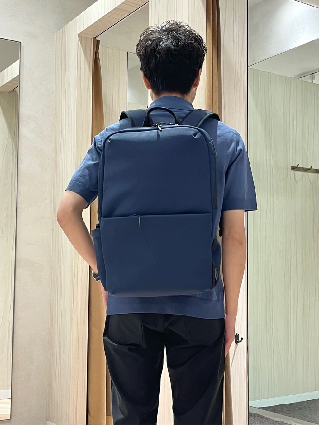 URAさんの「TAKEO KIKUCHI｜【Made in JAPAN】播州織 ストレッチ パンツ」を使ったコーディネート
