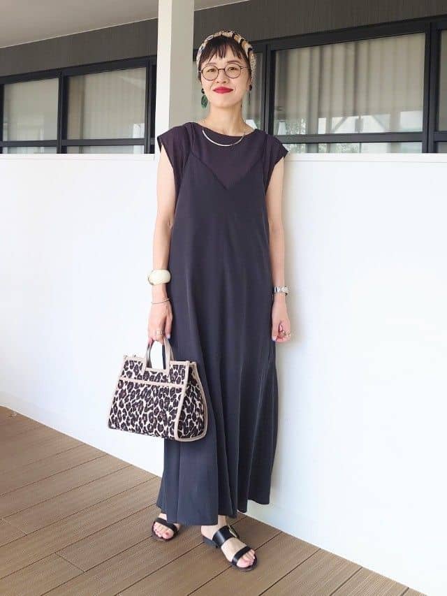 MUTSUKOさんの「UNTITLED｜【ジャージ素材】インナードッキングシアーカットソー」を使ったコーディネート