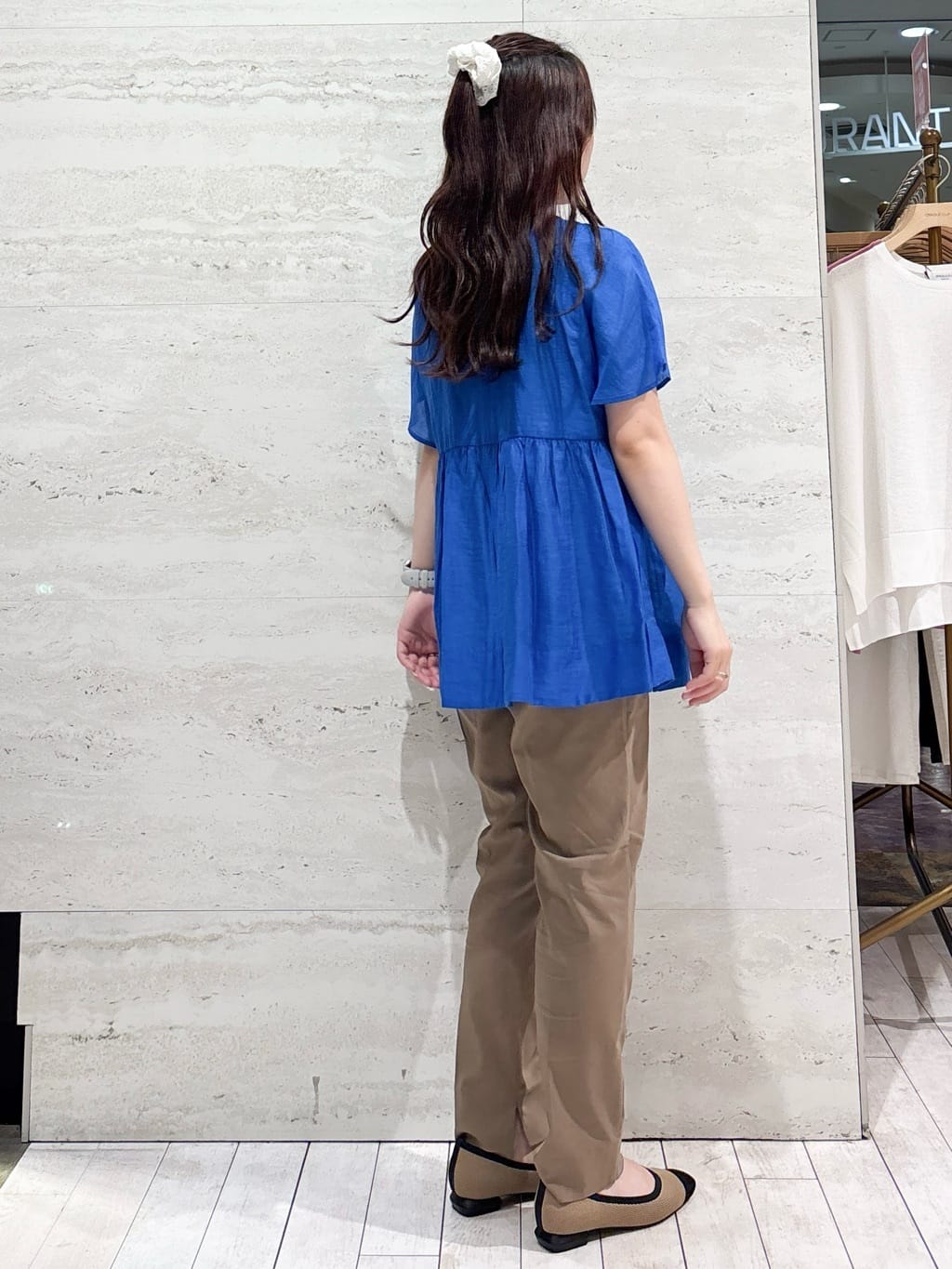 かほさんの「OPAQUE.CLIP｜【抗菌防臭加工】ニットフラットパンプス」を使ったコーディネート
