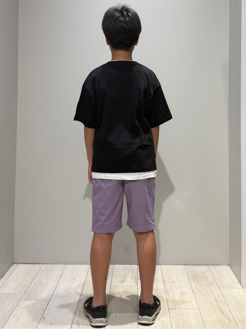kuboさんの「THE SHOP TK｜【110－160】レイヤード風半袖Tシャツ/洗濯機OK」を使ったコーディネート