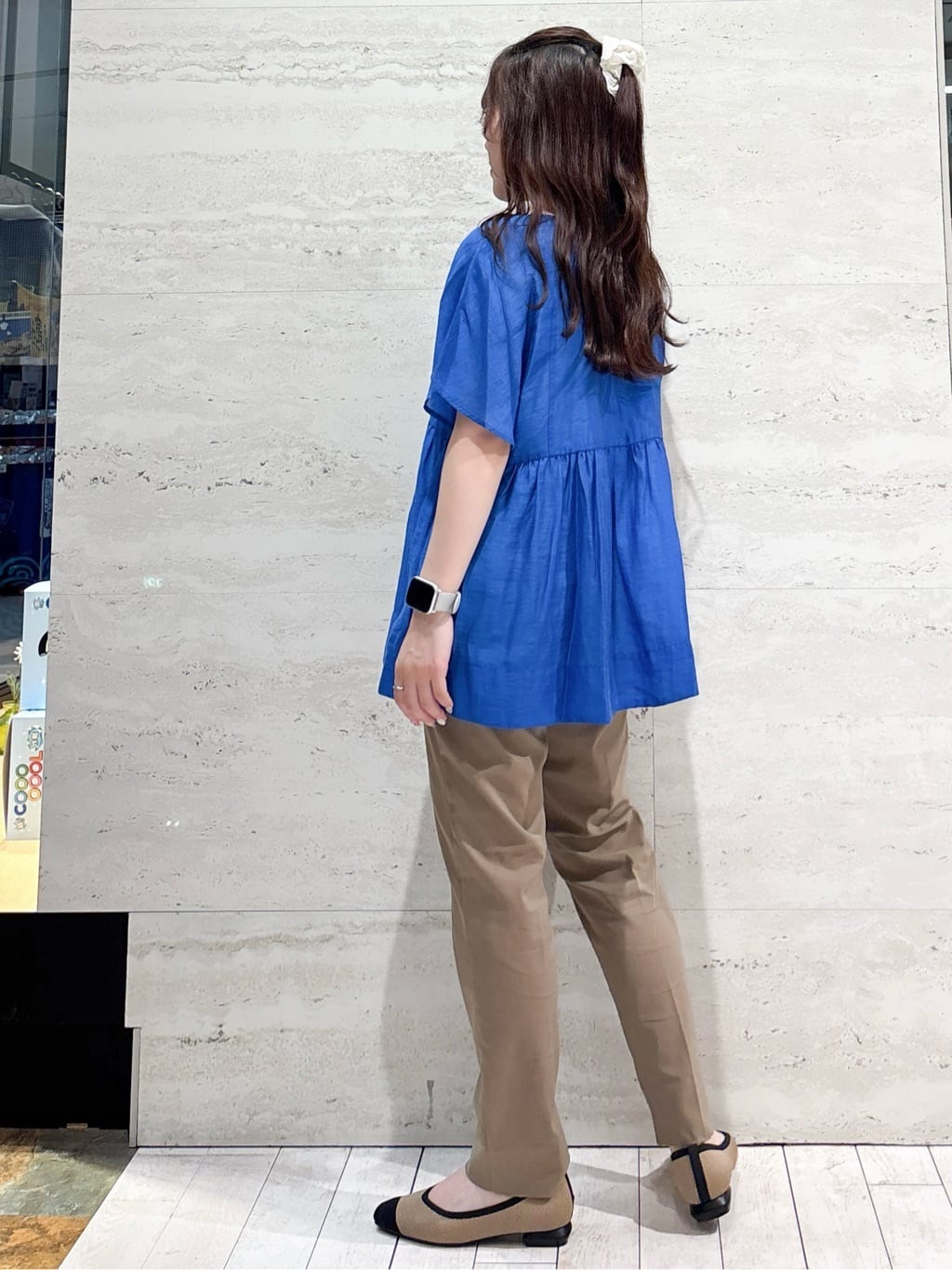 かほさんの「OPAQUE.CLIP｜【抗菌防臭加工】ニットフラットパンプス」を使ったコーディネート