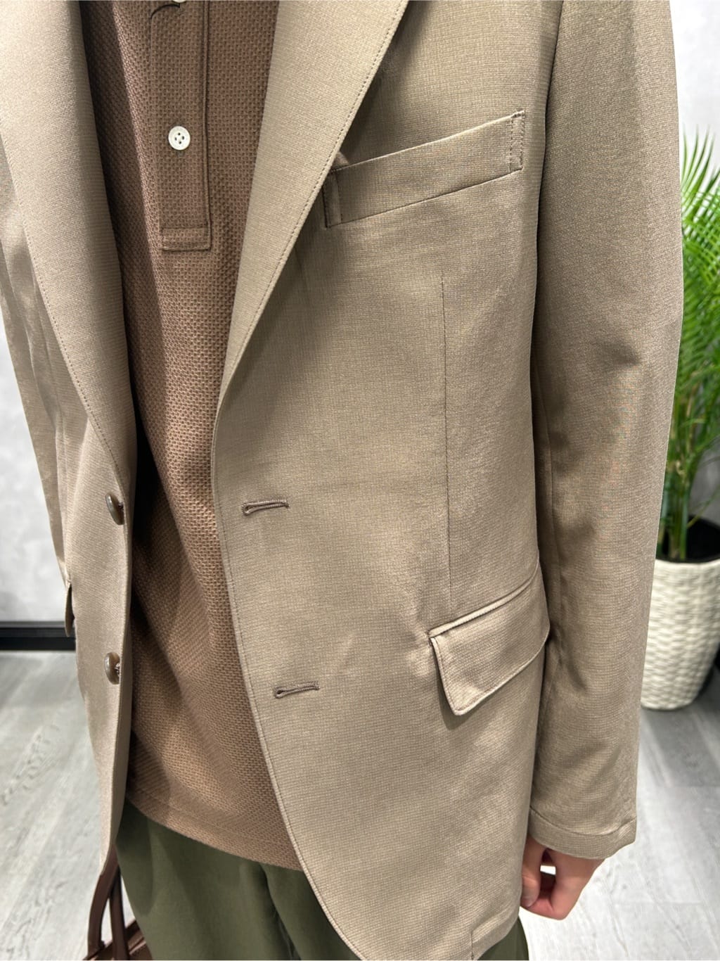 ruiさんの「TAKEO KIKUCHI｜【COOL CITY WEAR】アーバンクール ジャケット /接触冷感・吸水速乾」を使ったコーディネート