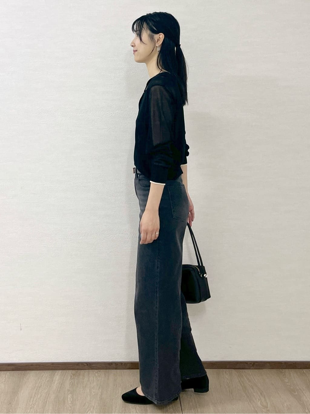 sachikoさんの「OPAQUE.CLIP｜リブタンクトップ【洗濯機洗い可】」を使ったコーディネート