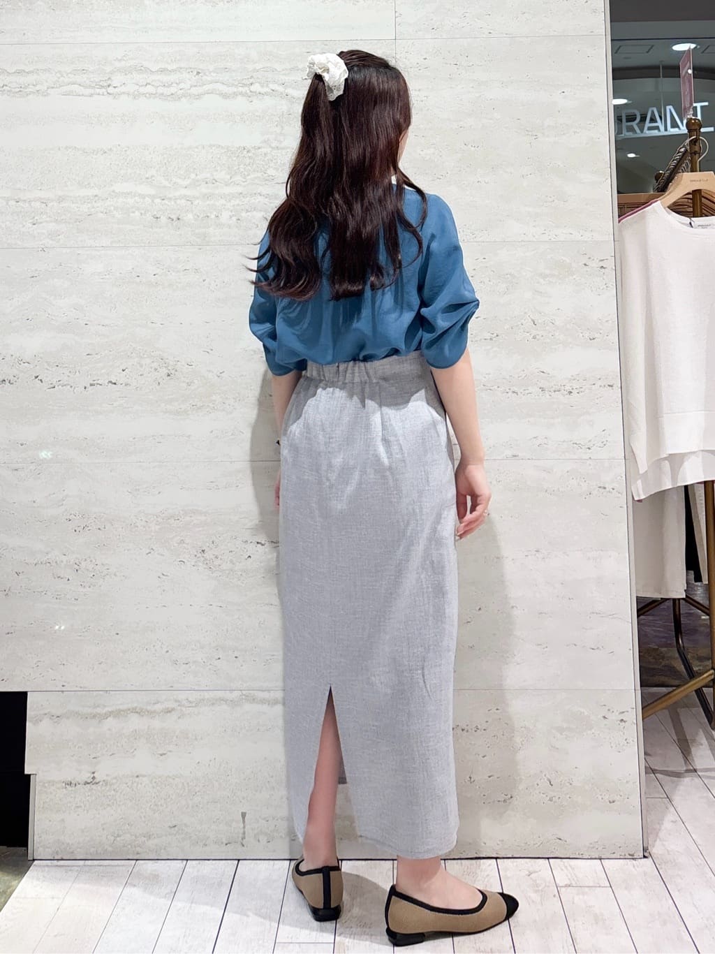 かほさんの「OPAQUE.CLIP｜【抗菌防臭加工】ニットフラットパンプス」を使ったコーディネート