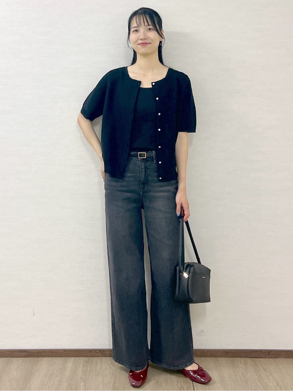 sachikoさんの「OPAQUE.CLIP｜リブタンクトップ【洗濯機洗い可】」を使ったコーディネート