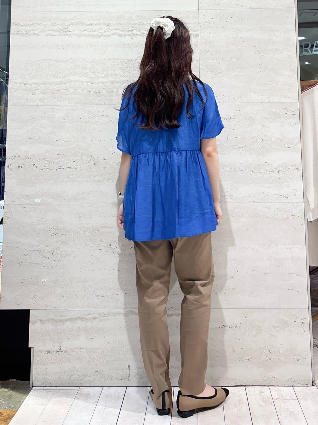 かほさんの「OPAQUE.CLIP｜【抗菌防臭加工】ニットフラットパンプス」を使ったコーディネート