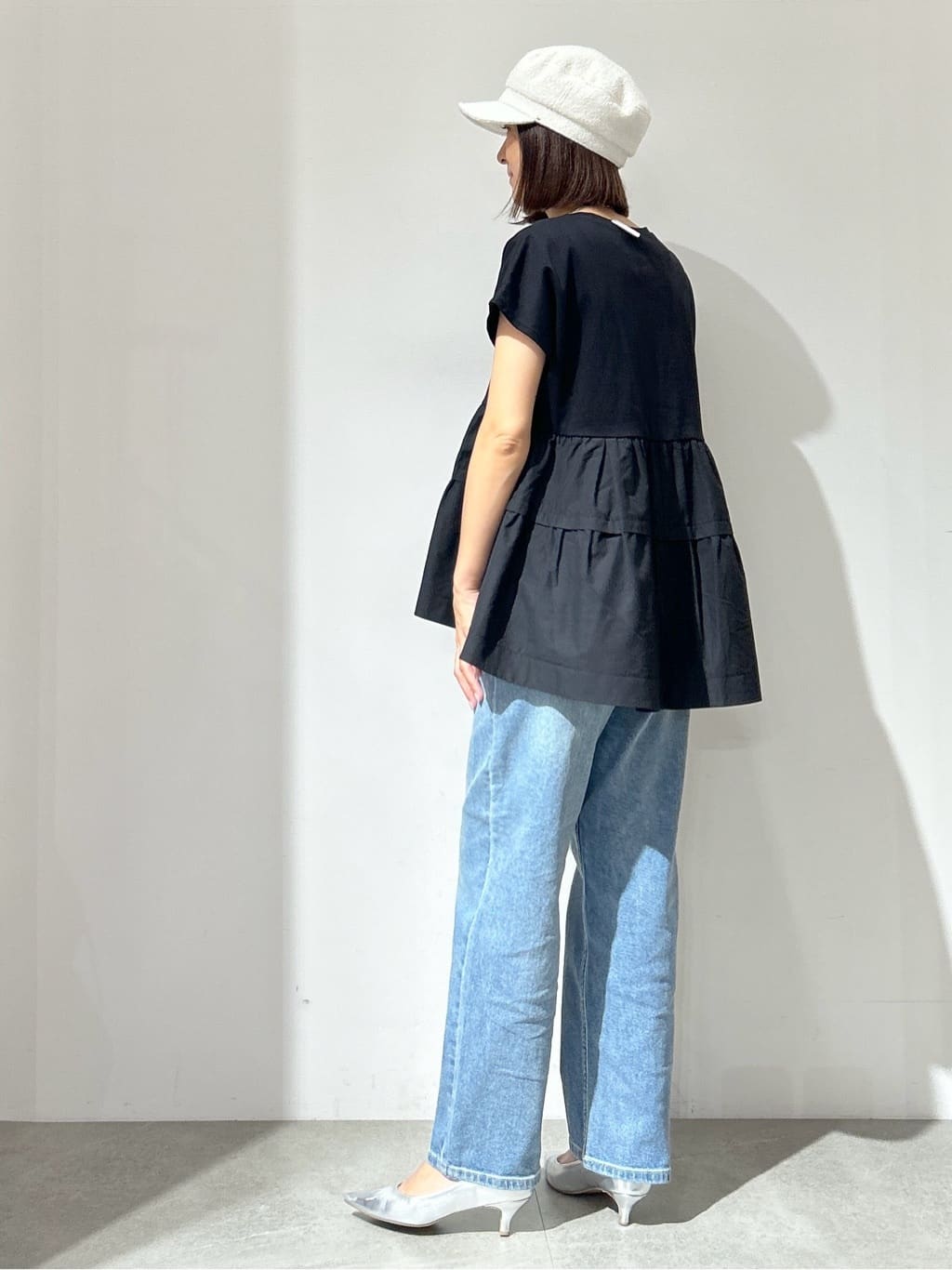 NAKAさんの「OPAQUE.CLIP｜ドッキングティアードトップス【洗濯機洗い可】」を使ったコーディネート