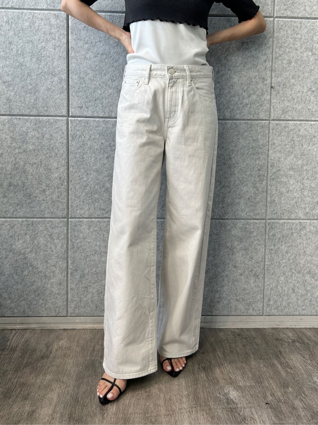 harunaさんの「CODE A｜【Cup-in】design cut camisole」を使ったコーディネート