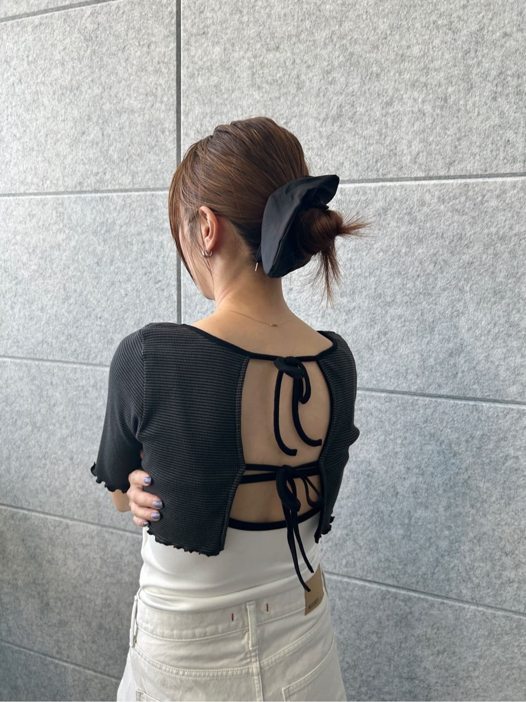 harunaさんの「CODE A｜【Cup-in】design cut camisole」を使ったコーディネート