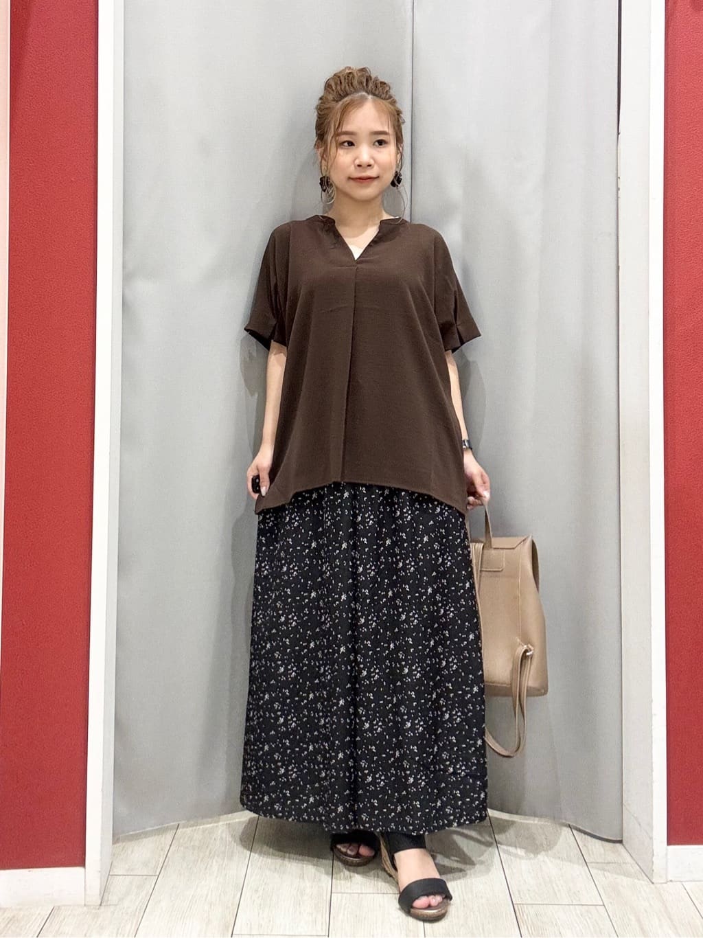 shioさんの「SHOO･LA･RUE｜【UV/さらさらタッチ】女性らしさ漂う 5分袖ボレロカーディガン」を使ったコーディネート