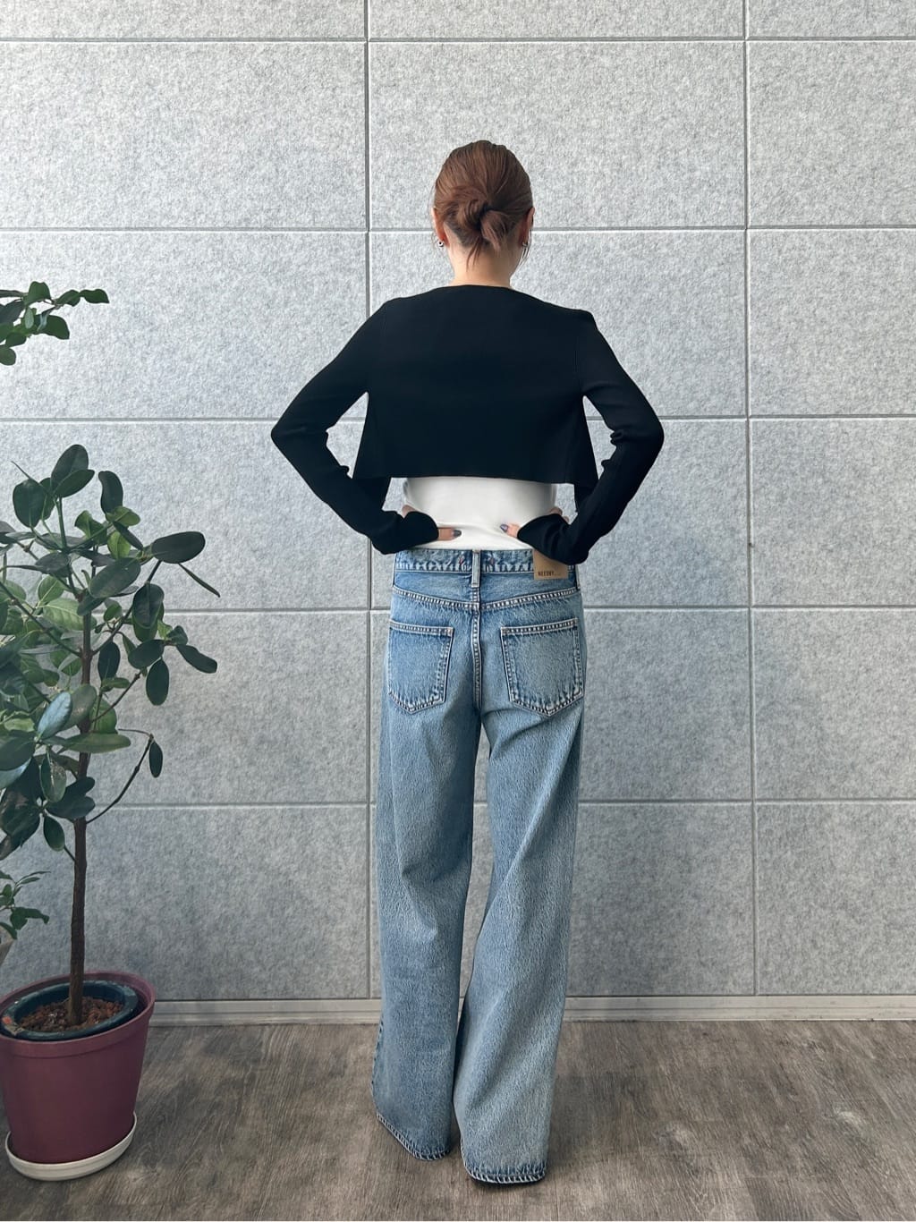 harunaさんの「CODE A｜【Cup-in】design cut camisole」を使ったコーディネート