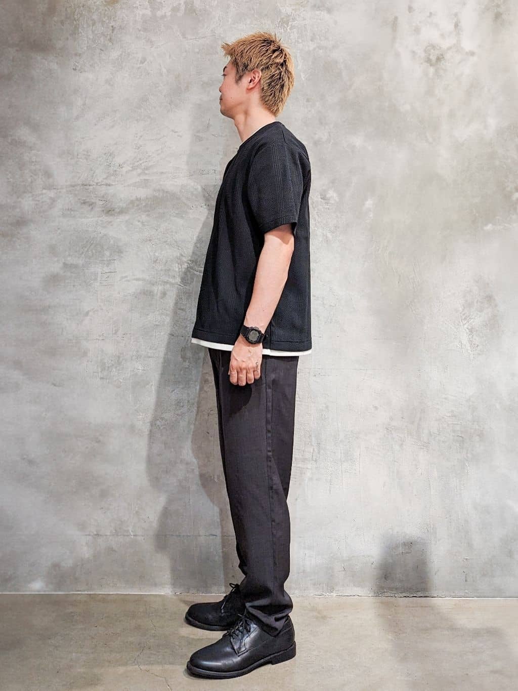 daiさんの「THE SHOP TK｜ランダムワッフル半袖Tシャツ 【洗濯機ＯＫ】」を使ったコーディネート