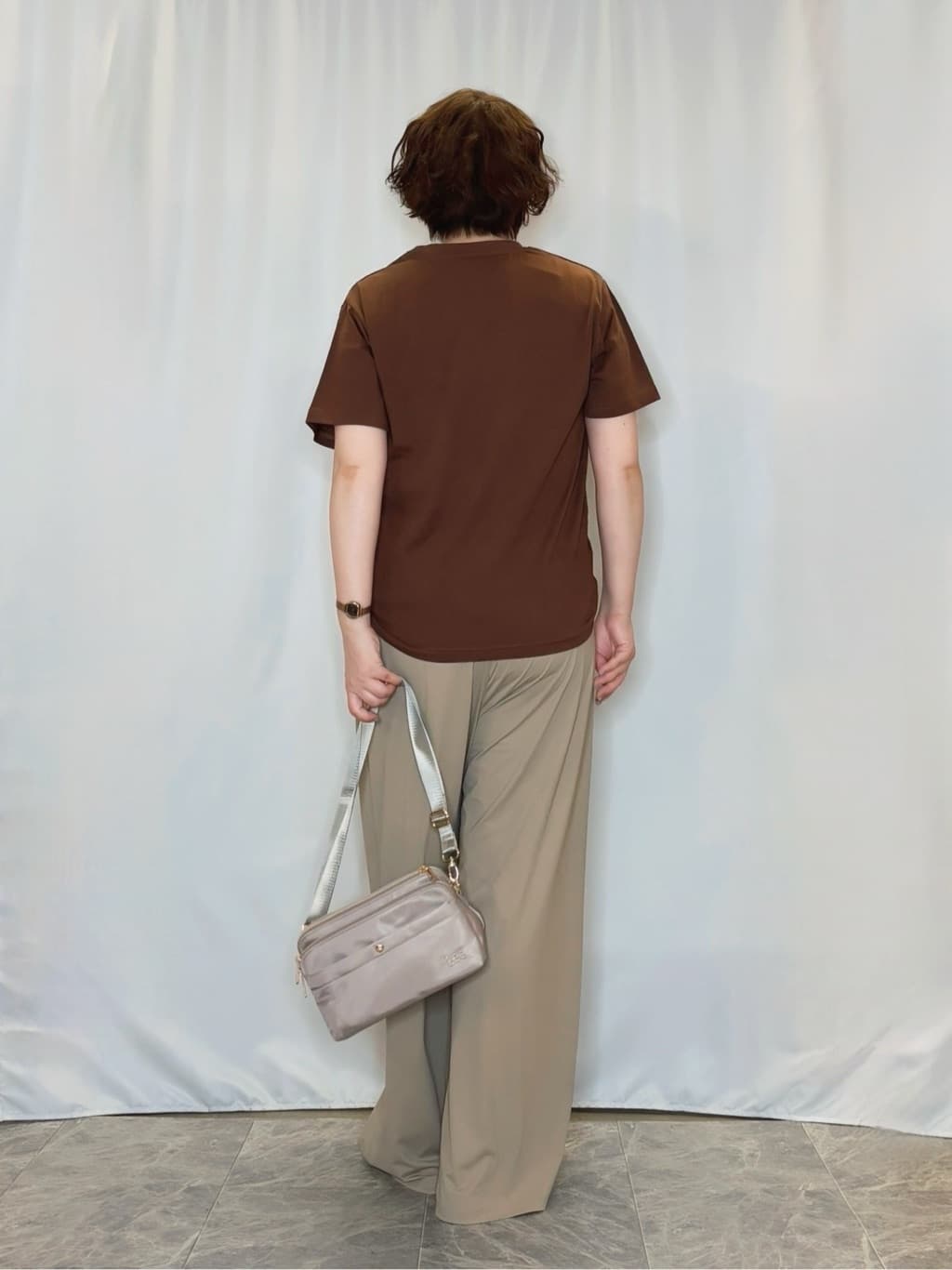 たみさんの「SHOO･LA･RUE｜【S-LL/ひんやり/UV】選べる6柄でそれぞれ欲しくなる プリントTシャツ」を使ったコーディネート