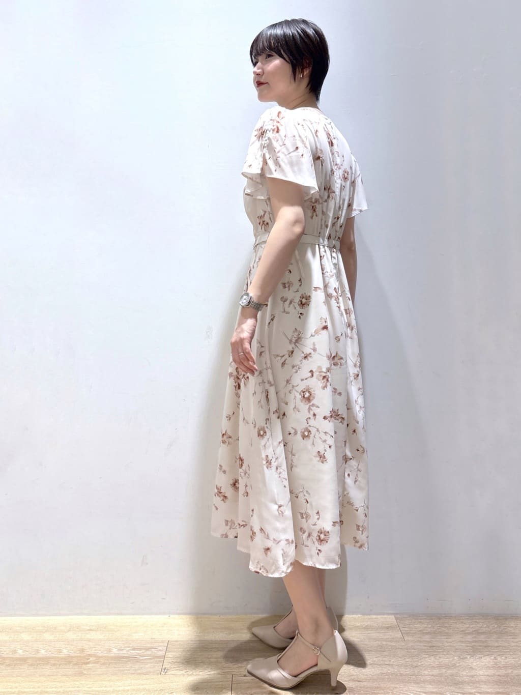 mizukiさんの「index｜【ステンレス】チェーン&times;ビジューネックレス」を使ったコーディネート