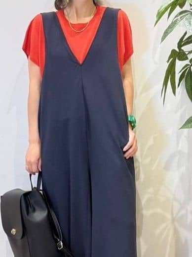 misakiさんの「SHOO･LA･RUE｜【前後2WAY/洗える】さらっと着られるサロペット」を使ったコーディネート