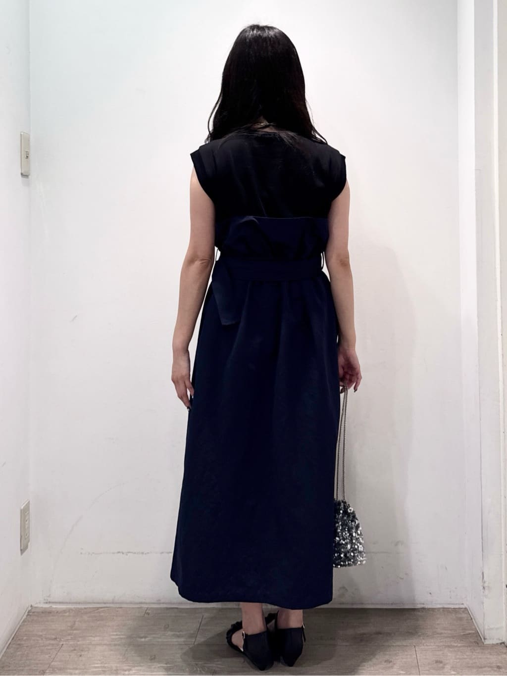 yuicciさんの「OPAQUE.CLIP｜トレンチ風ベアドッキングワンピース【洗濯機洗い可】」を使ったコーディネート